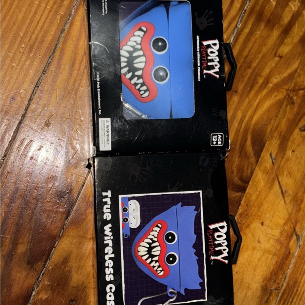 Blue Wireless Earbuds Case